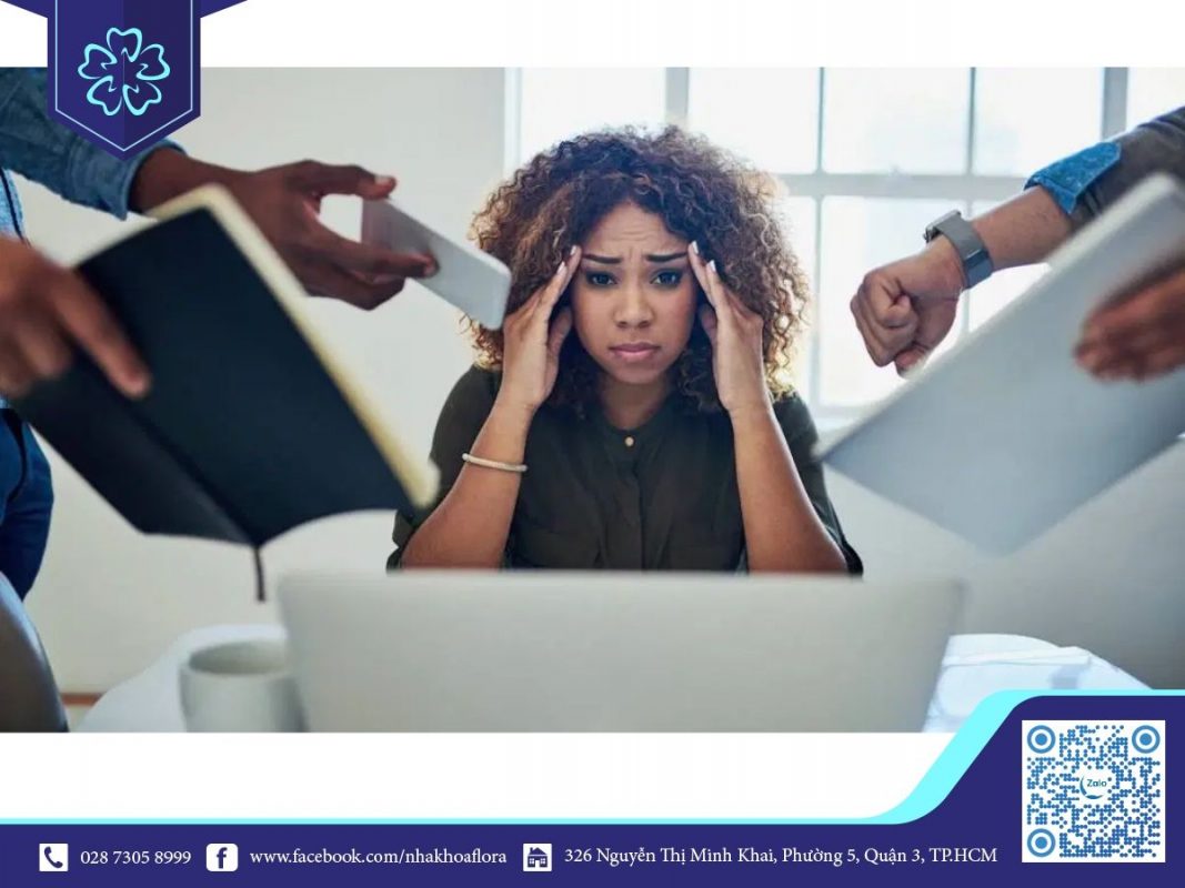 Chảy máu chân răng liên tục là triệu chứng của Stress Chảy máu chân răng liên tục là triệu chứng của Stress