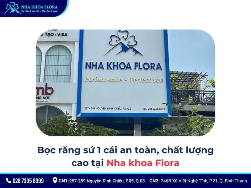 bọc răng sứ 1 chiếc được không
