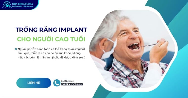 Trồng răng Implant cho người cao tuổi