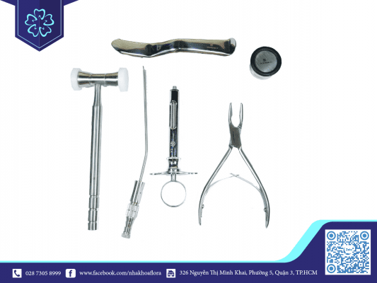 Bộ dụng cụ cấy ghép Implant với vật liệu chuẩn Châu Âu