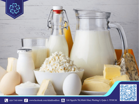 Nên sử dụng các sản phẩm từ sữa trong quá trình niềng răng