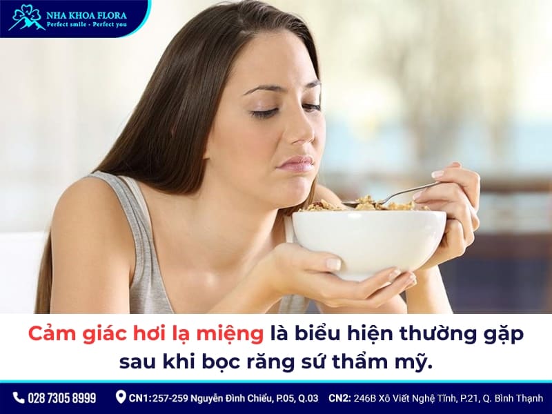 biểu hiện sau khi bọc răng sứ