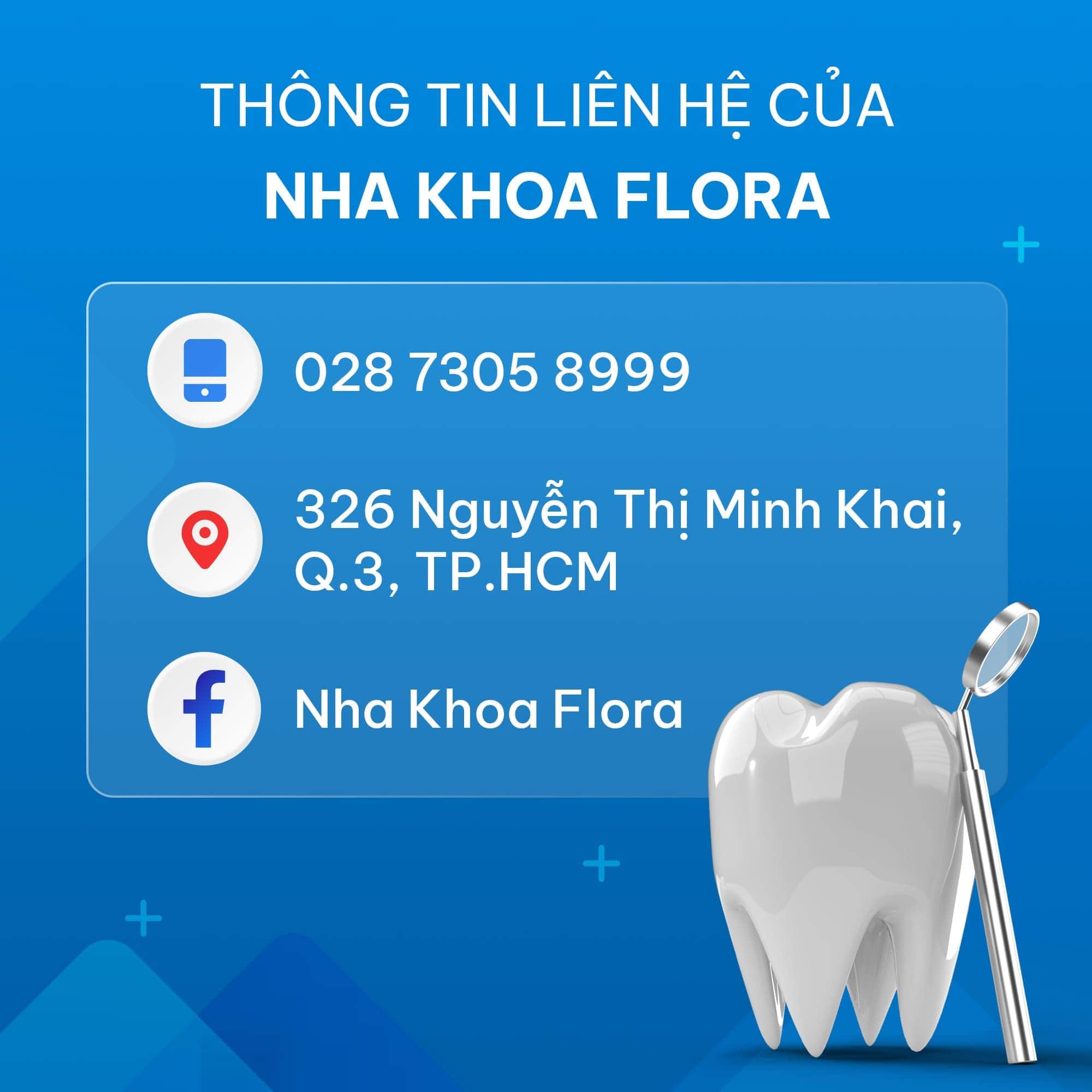 Thông tin liên hệ của Nha Khoa Flora