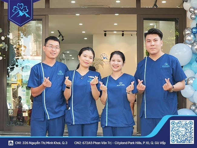 Đội ngũ điều dưỡng tận tâm, luôn trong tư thế sẵn sàng hỗ trợ khách hàng.