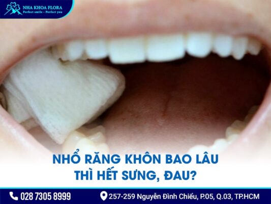 nhổ răng khôn bao lâu thì lành - ảnh 2