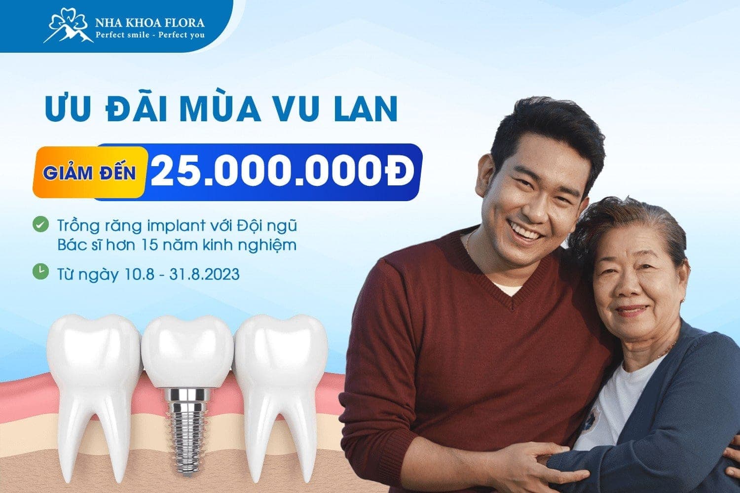 Trồng răng Implant - Món quà báo hiếu cha mẹ đầy ý nghĩa - ảnh 1