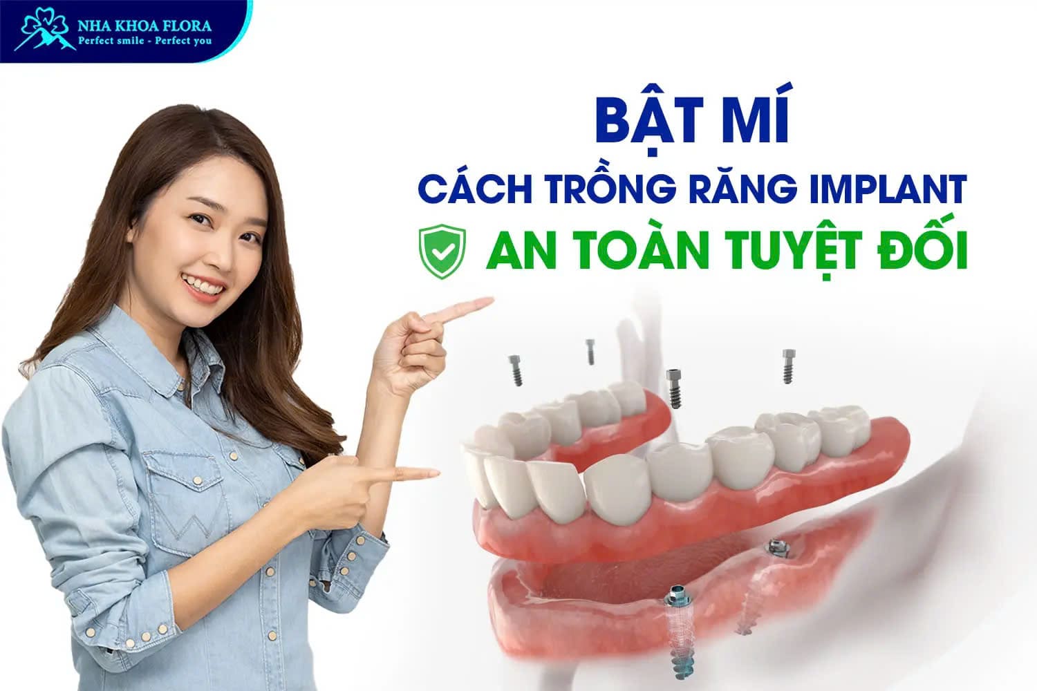 cách trồng răng implant an toàn tuyệt đối