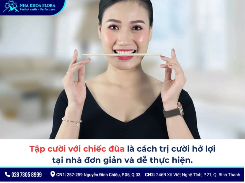 trị cười hở lợi tại nhà