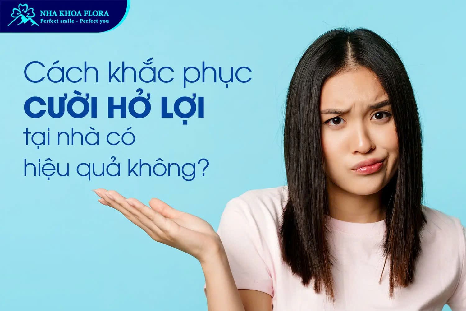 trị cười hở lợi tại nhà