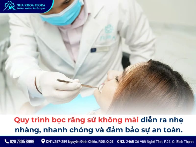 bọc răng sứ không mài