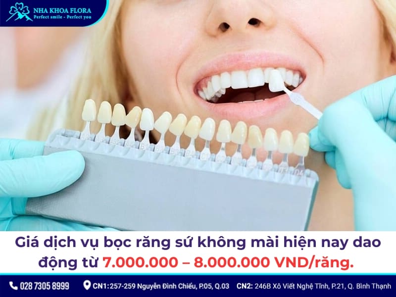 bọc răng sứ không mài