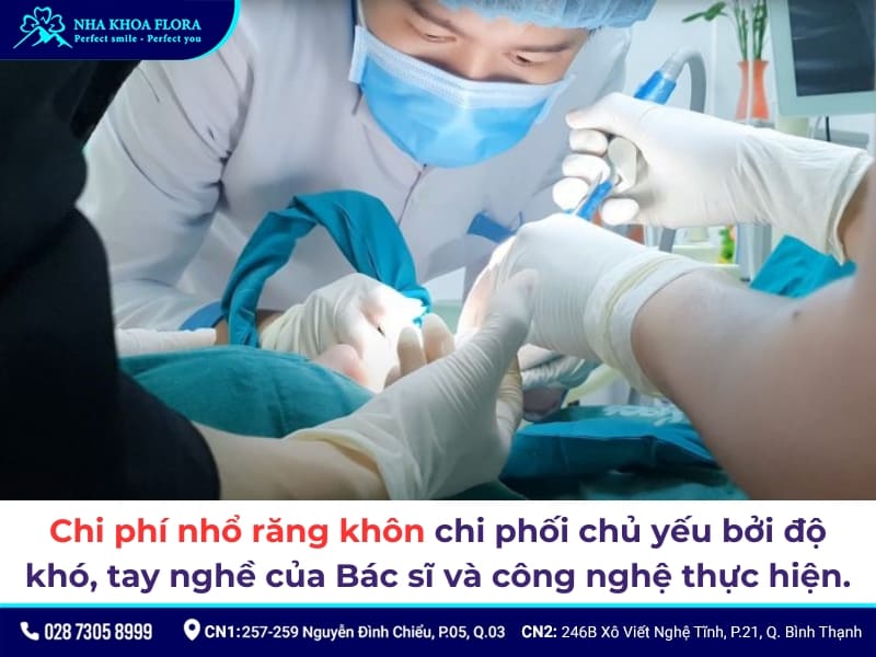 chi phí nhổ răng khôn