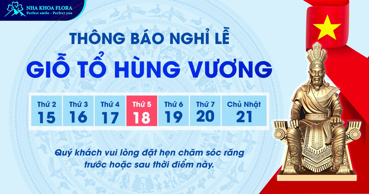 Thông báo giỗ tổ Hùng Vương