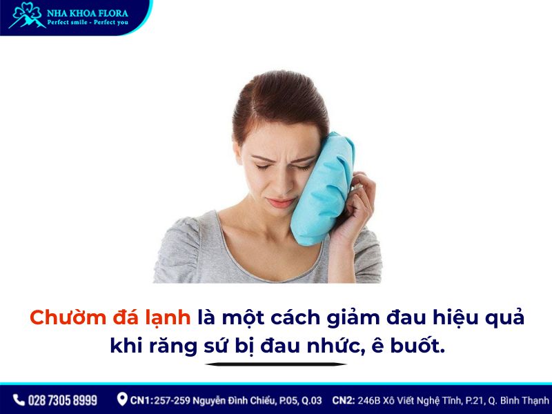 bọc răng sứ bị nhức phải làm sao