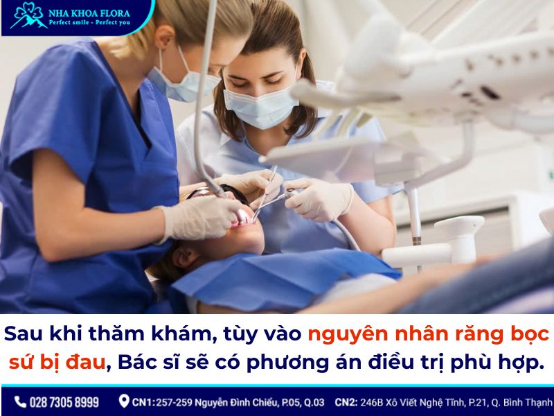 bọc răng sứ bị nhức phải làm sao