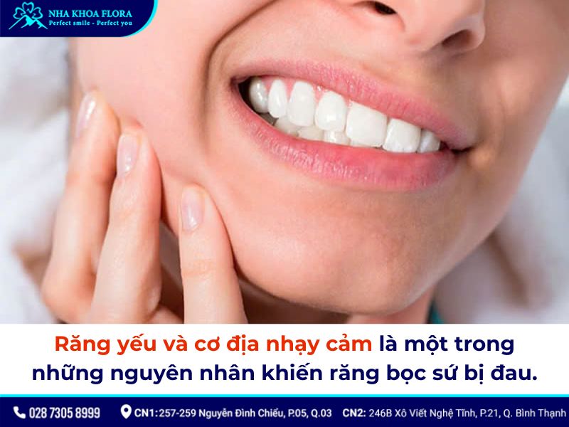 bọc răng sứ bị nhức phải làm sao