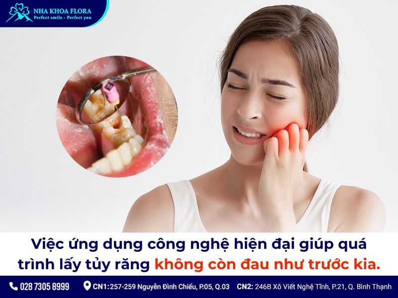 bọc răng sứ có lấy tủy không