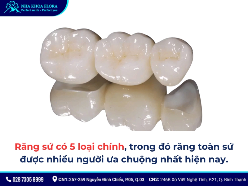 các loại răng sứ