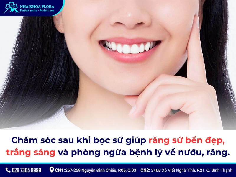 cách chăm sóc răng sứ