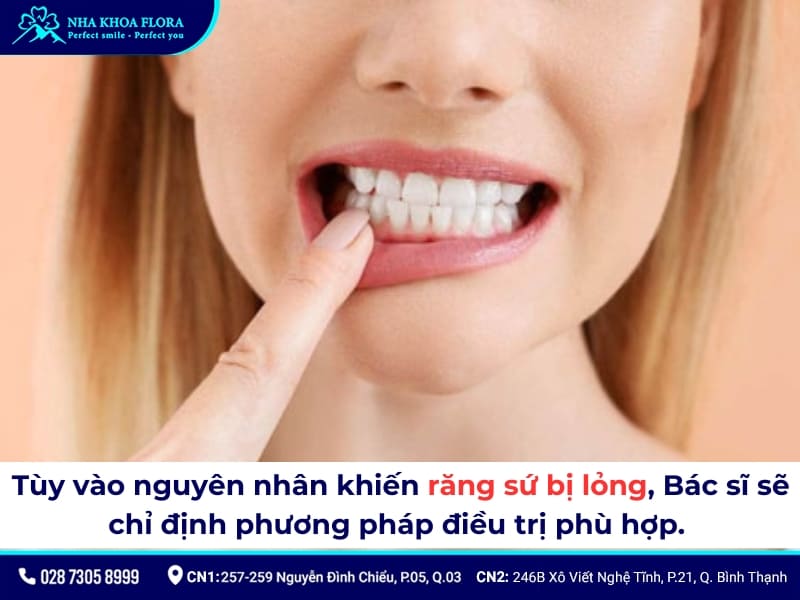 răng sứ bị lỏng