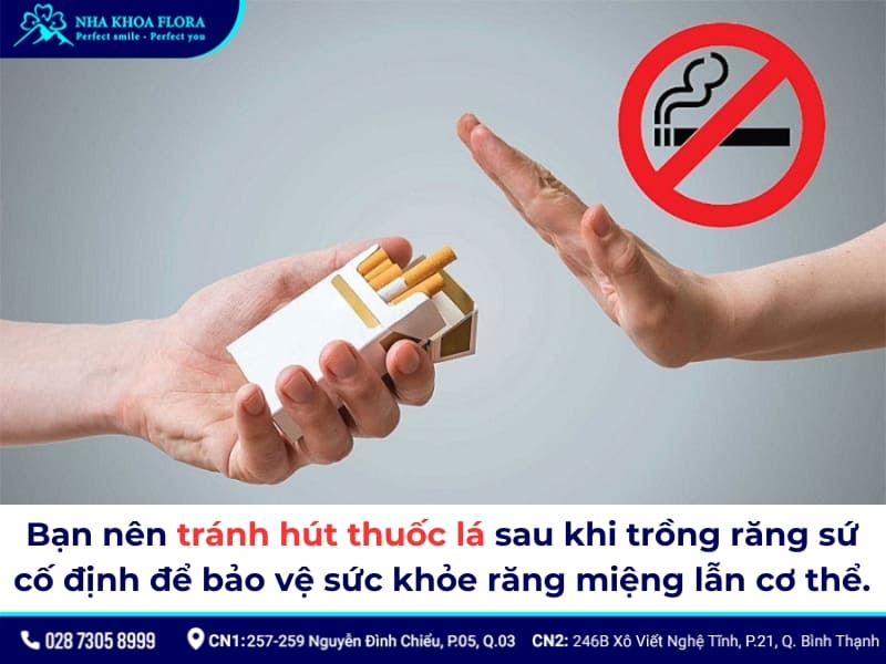 trồng răng sứ cố định