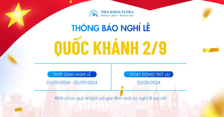 Thông báo nghỉ lễ Quốc khánh 2/9/2024