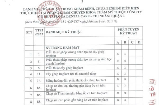 GIỚI THIỆU VỀ NHA KHOA FLORA - PHÒNG KHÁM TIÊU CHUẨN THỤY SĨ 2