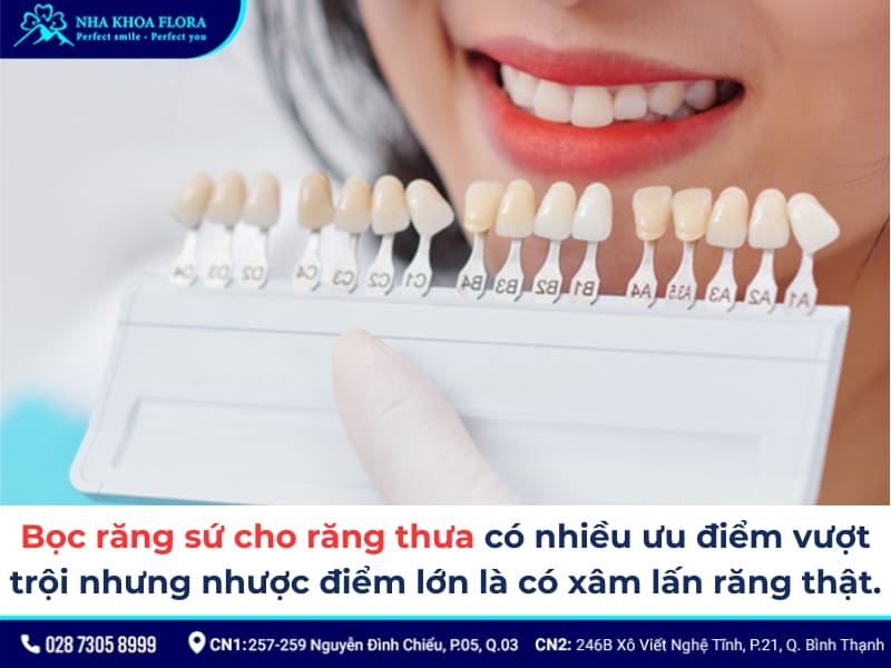bọc răng sứ cho răng thưa