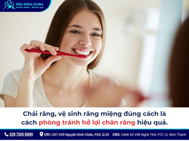 hở lợi chân răng