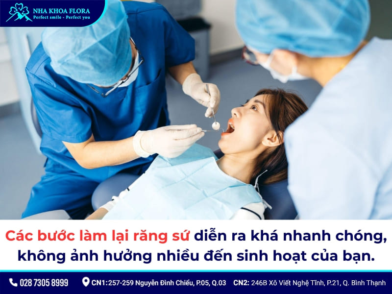 bọc răng sứ bị hỏng