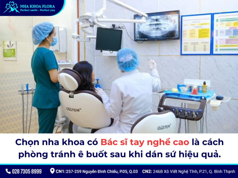dán răng sứ có đau không