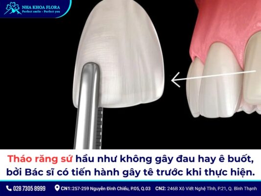 tháo răng sứ có đau không – ảnh 2