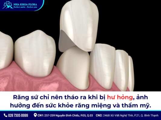 tháo răng sứ có đau không – ảnh 3