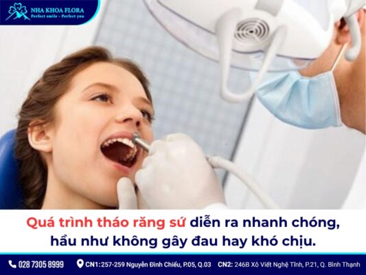 tháo răng sứ có đau không – ảnh 4