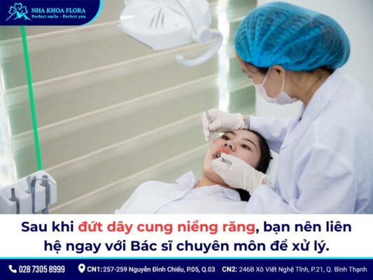 đứt dây cung niềng răng - ảnh 5