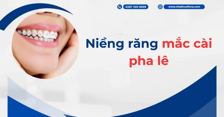 niềng răng mắc cài pha lê